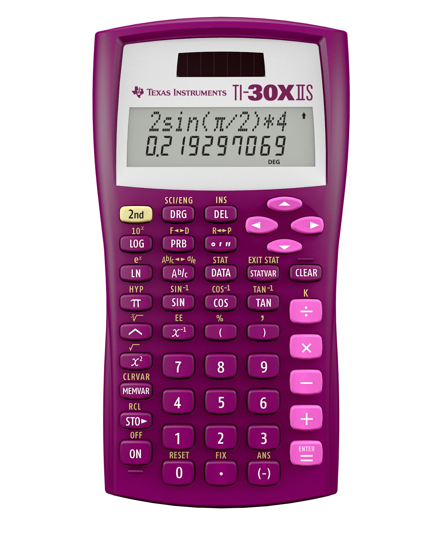 Texas Instruments TI-30XIIS Scientific Calculator, White