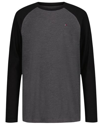 Tommy Hilfiger Boys' Long Sleeve Crew Neck T-Shirt