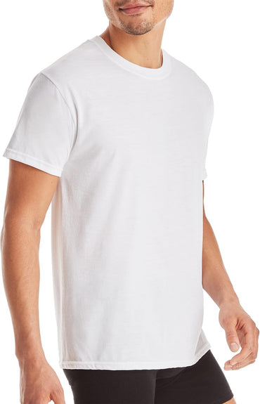 Hanes Men's Fresh Iq Slim Fit Crew Undershirt, 4-pack