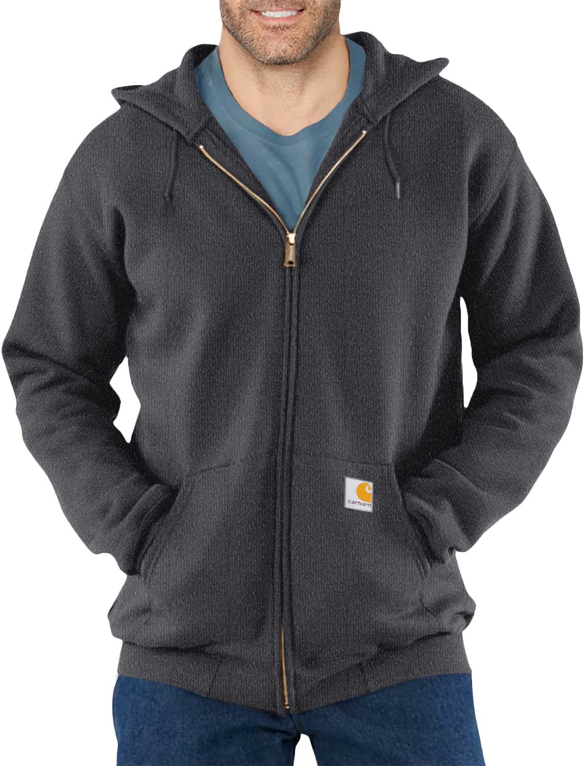 Carhartt Men's K122 Loose Fit Midweight Full-Zip Sweatshirt