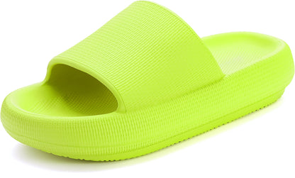 BRONAX Pillow Slippers for Women and Men | House Slides Shower Sandals | Cushioned Thick Sole