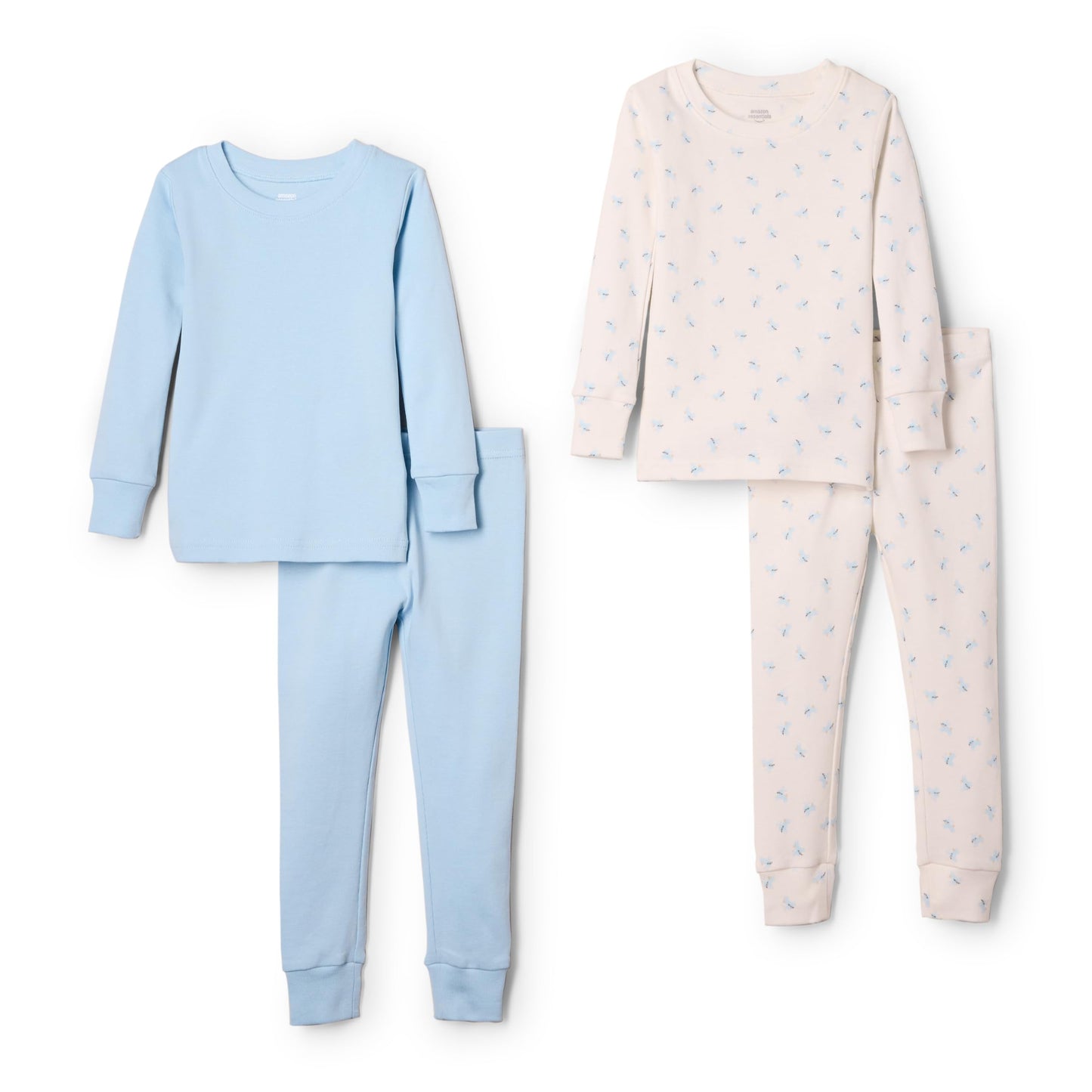 Amazon Essentials x Sofia Grainge Unisex Babies' Snug-Fit Cotton Footed Pajamas