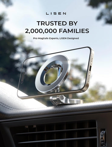 LISEN for Magsafe Car Mount, Ultra Magnetic Dashboard Phone Holder, Car Accessories for iPhone 16 Pro Max,Gifts for Men Women Him Her, Fit for iPhone16 Pro/Pro Max 15 14 13 12