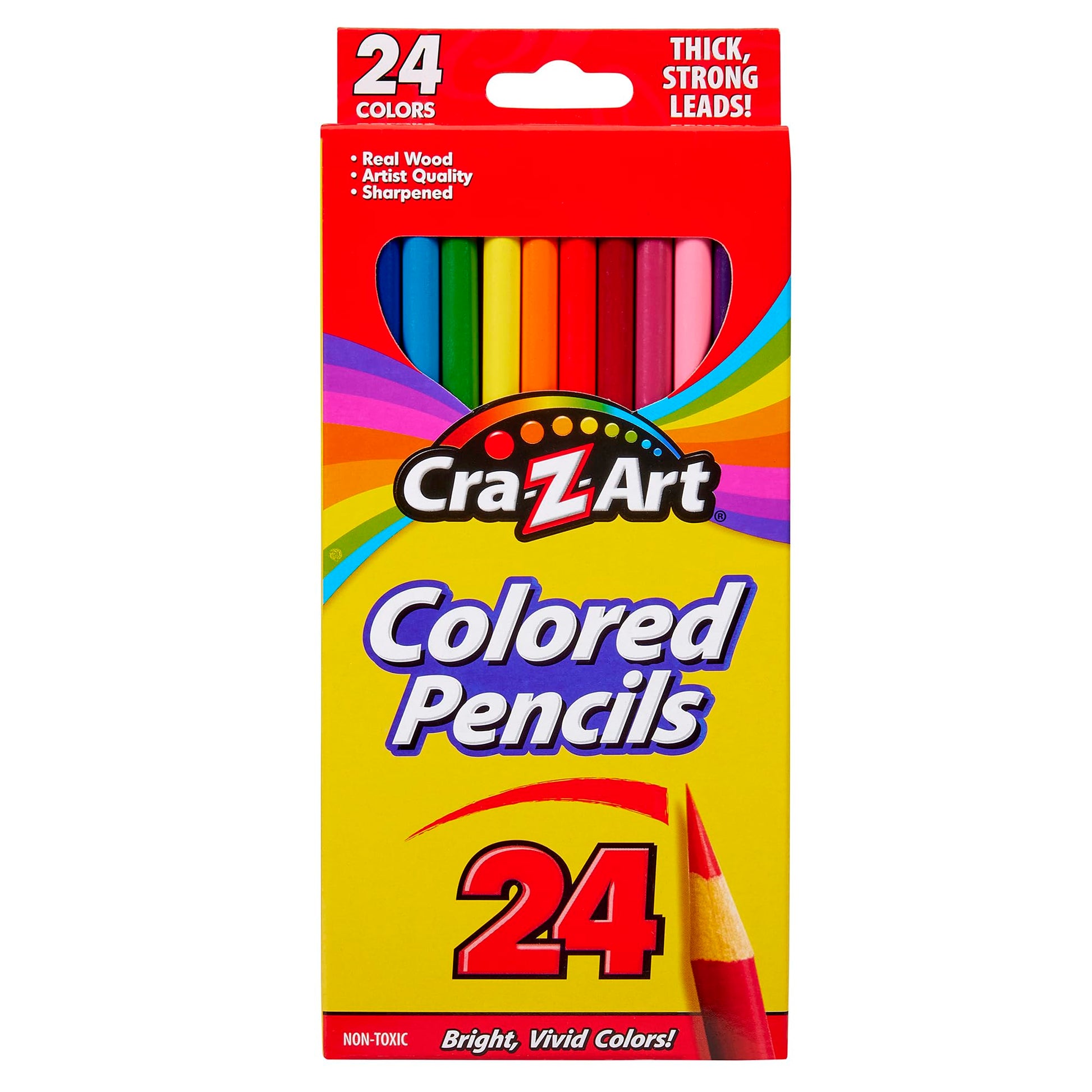 Cra-Z-Art Colored Pencils, 72 Count, Back to School Supplies, Arts & Crafts, Gift for Kids