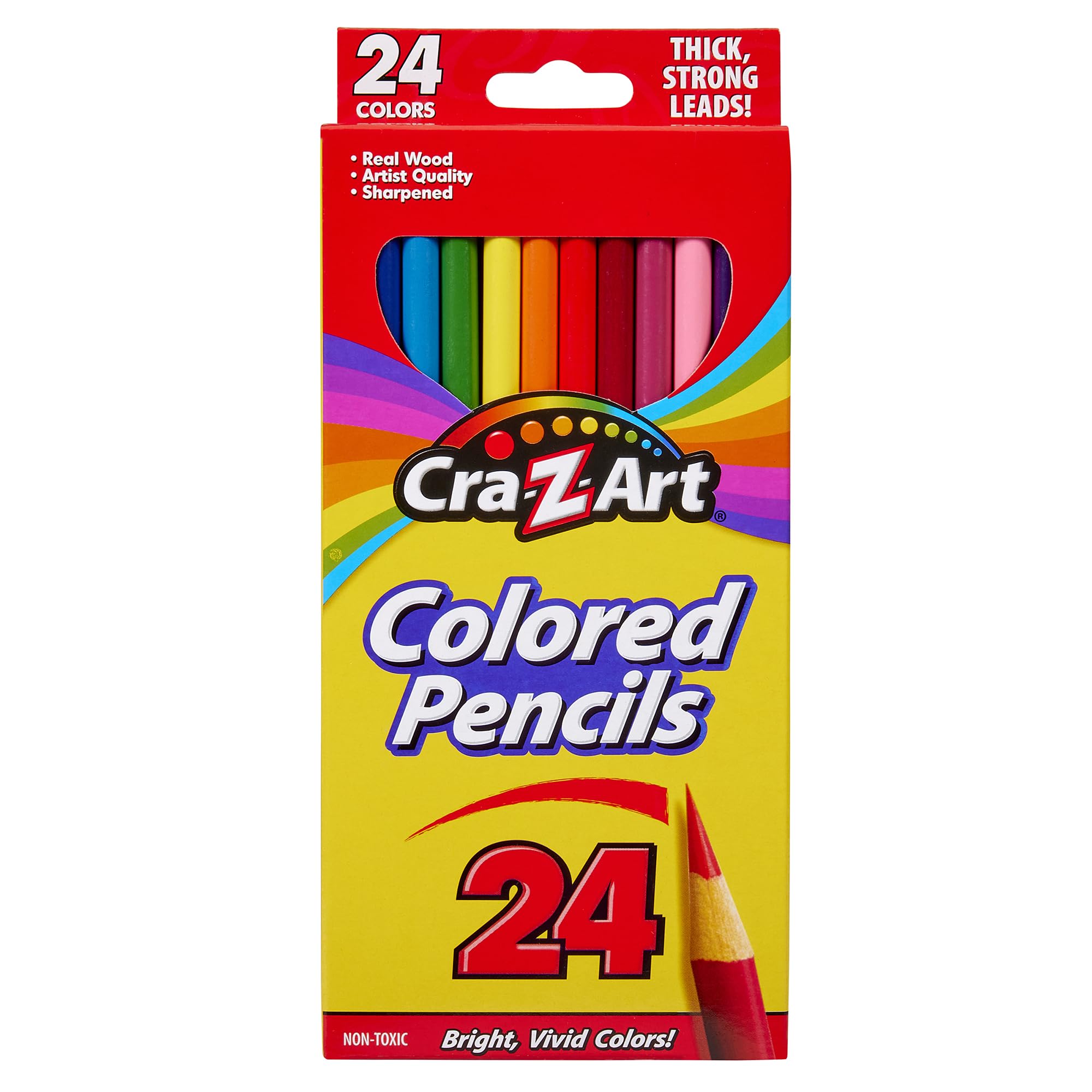 Cra-Z-Art Colored Pencils, 72 Count, Back to School Supplies, Arts & Crafts, Gift for Kids