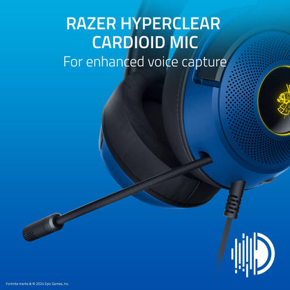 Razer Kraken V3 X Wired USB Gaming Headset: Lightweight Build - Triforce 40mm Drivers - HyperClear Cardioid Mic - 7.1 Surround Sound - Chroma RGB Lighting - Black