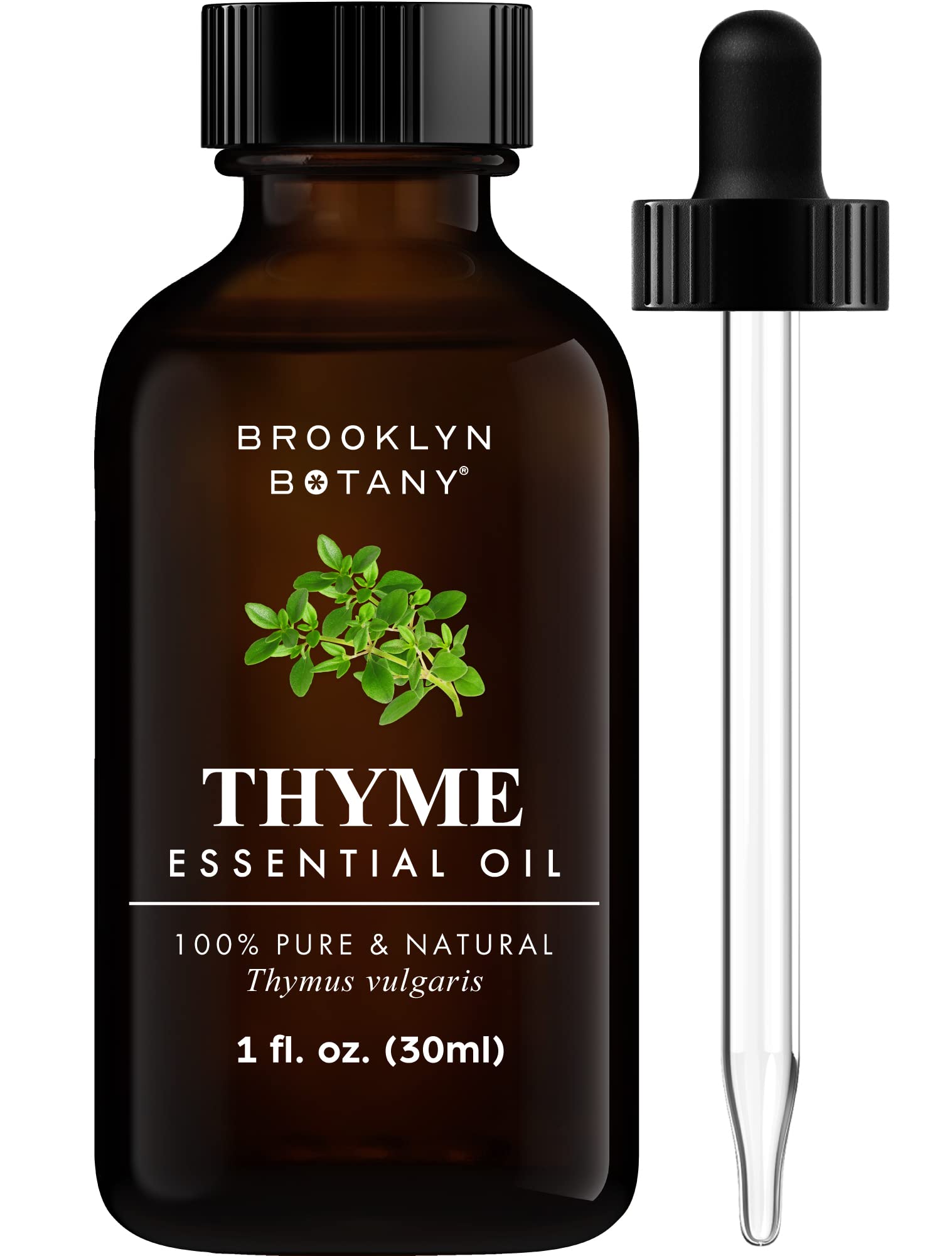 Brooklyn Botany Peppermint Essential Oil - Huge 4 Fl Oz - 100% Pure and Natural - Premium Grade with Dropper - for Aromatherapy and Diffuser