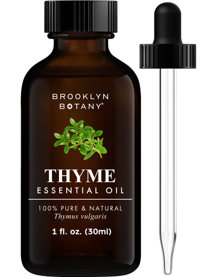 Brooklyn Botany Peppermint Essential Oil - Huge 4 Fl Oz - 100% Pure and Natural - Premium Grade with Dropper - for Aromatherapy and Diffuser