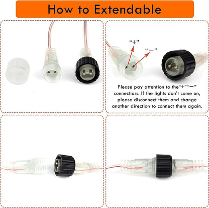 2 Pack Extendable Christmas Lights Decorations Outdoor, 16 Tubes 384 LEDs Meteor Shower Lights with Timer Cascading Falling Raindrop String Light Plug in for Holiday Graden Yard Tree Xmas Decor (Blue)