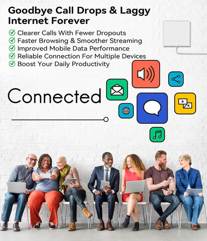 Cell Phone Signal Booster for Home, 5G & 4G LTE Signal Booster for Verizon AT&T T-Mobile All U.S. Carriers