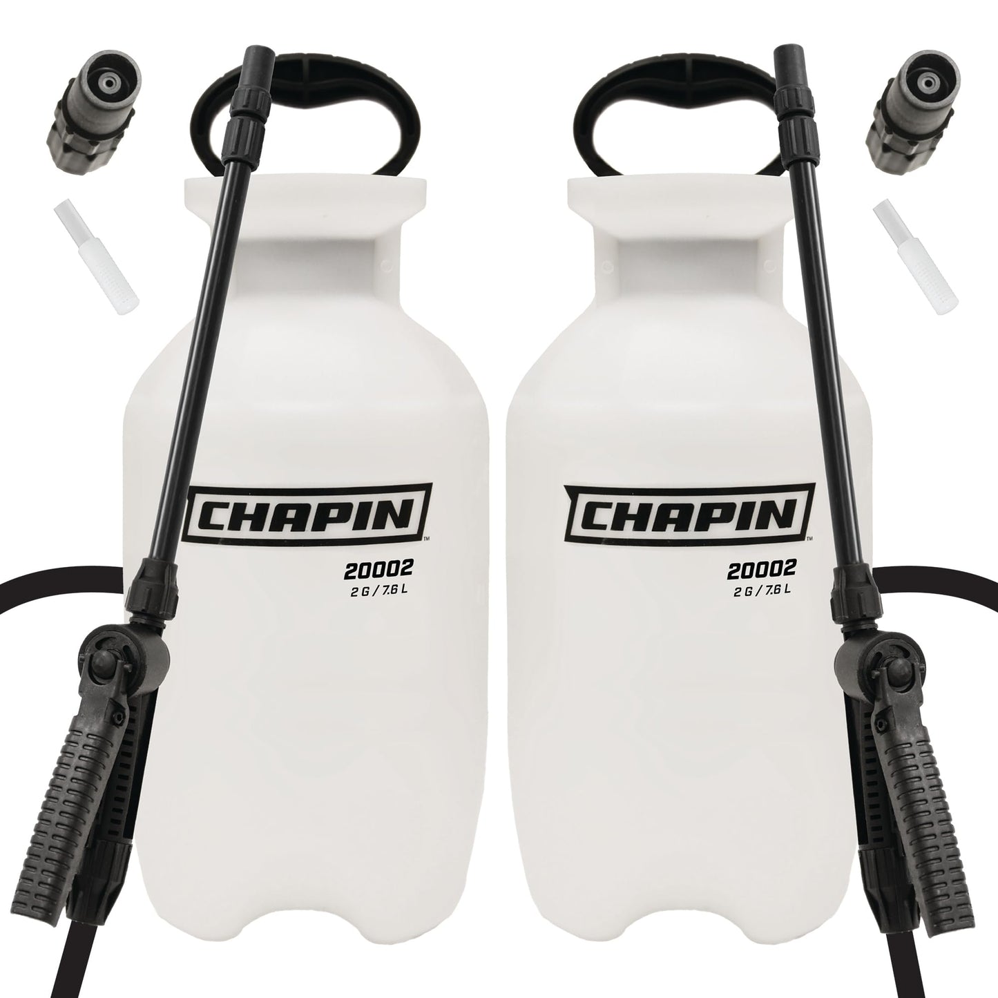 Chapin 20000 Made in USA 1 -Gallon Lawn and Garden Pump Pressured Sprayer, for Spraying Plants, Garden Watering, Weeds and Pests, Polypropylene, Translucent White