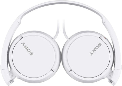 Sony ZX Series Wired On-Ear Headphones, White MDR-ZX110