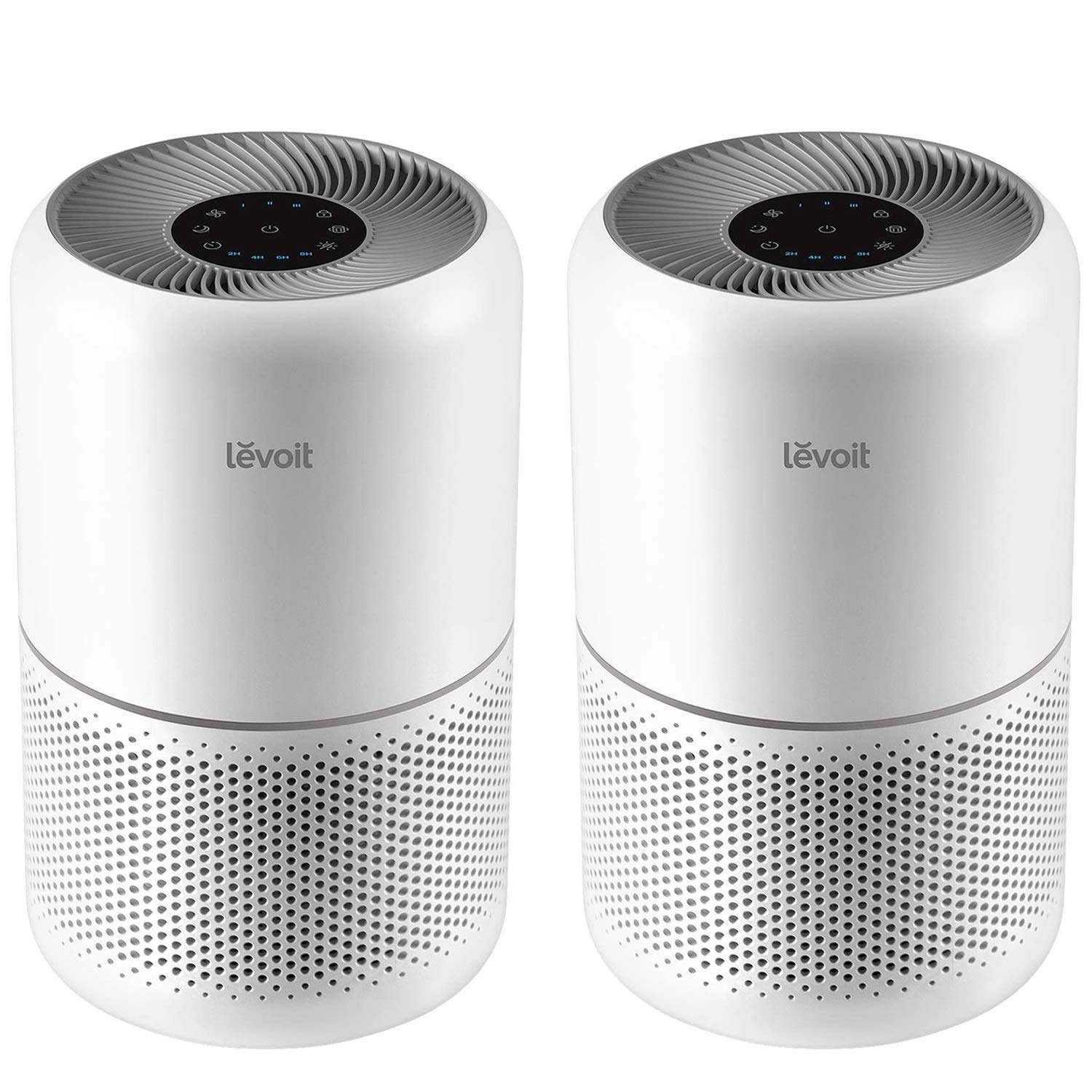 LEVOIT Air Purifier for Home Allergies Pet Hair in Bedroom, Covers Up to 1073 ft² by 56W High Torque Motor, AHAM VERIFIDE, 3-in-1 Filter with HEPA Sleep Mode, Remove Dust Smoke Odor, Core300-P, White