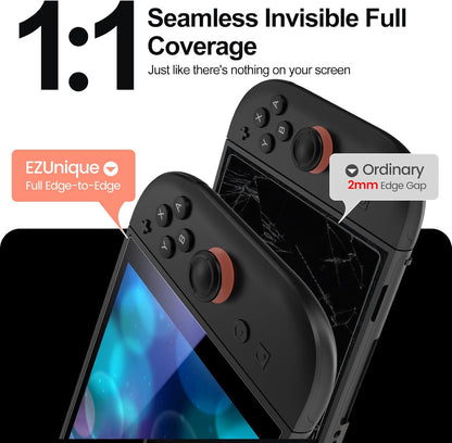 2 Pack Screen Protector for Nintendo Switch 2 7.9″ 2025 [Auto Alignment/Dust Removal] Tempered Glass [Military Grade Protection] Dock Friendly