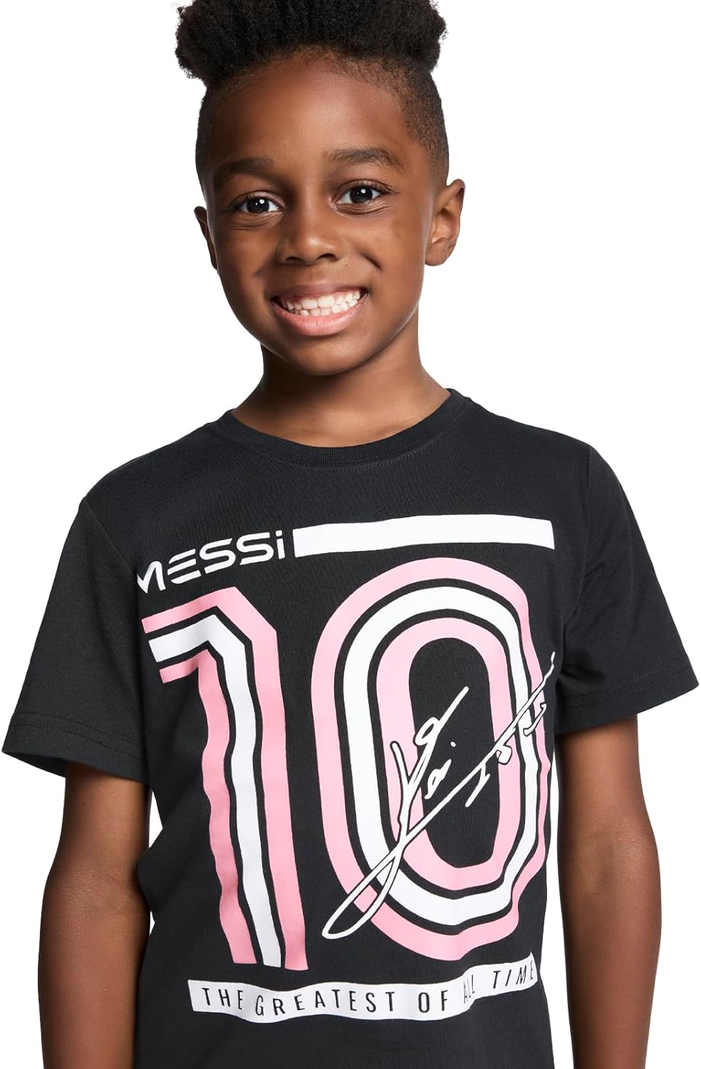 Boys' Lifestyle Short Sleeve T-Shirt, Slim-fit Graphic Tee, Cotton Blend Fabric