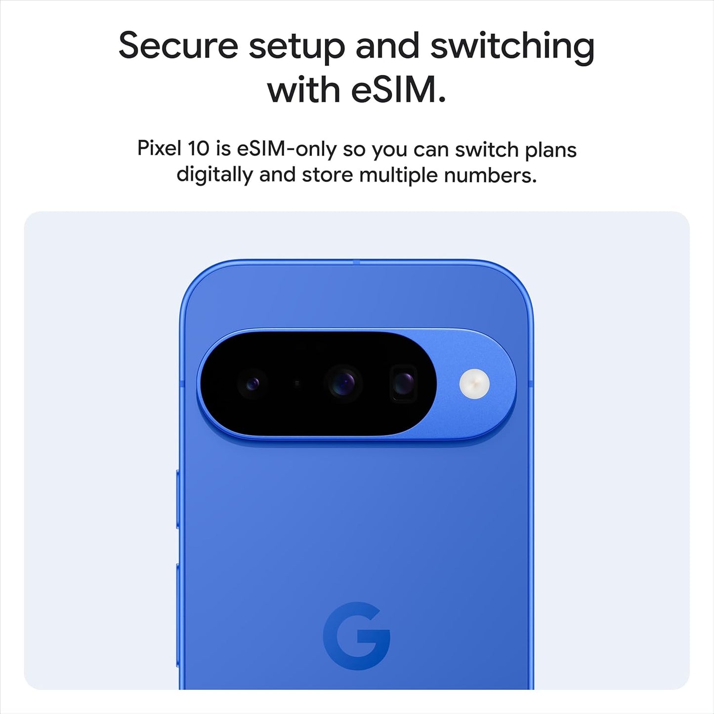 Google Pixel 10 - Unlocked Android Smartphone - Gemini AI Assistant - Advanced Triple Rear Camera, Fast-Charging 24+ Hour Battery, and 6.3" Actua Display - Frost - 128 GB (2025 Model)