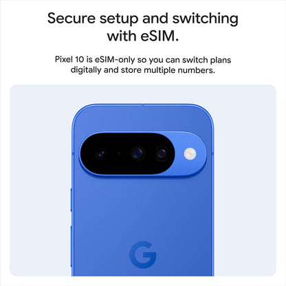 Google Pixel 10 - Unlocked Android Smartphone - Gemini AI Assistant - Advanced Triple Rear Camera, Fast-Charging 24+ Hour Battery, and 6.3" Actua Display - Frost - 128 GB (2025 Model)