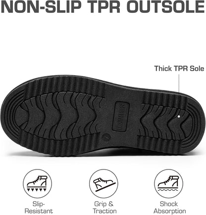 DREAM PAIRS Women's Shorty-New Mid Calf Winter Snow Boots