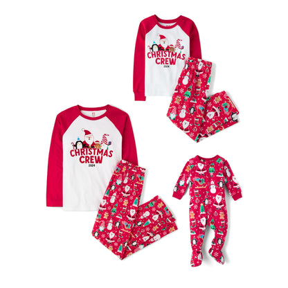 The Children's Place Baby and Family Matching Fleece Holiday Pajama Set