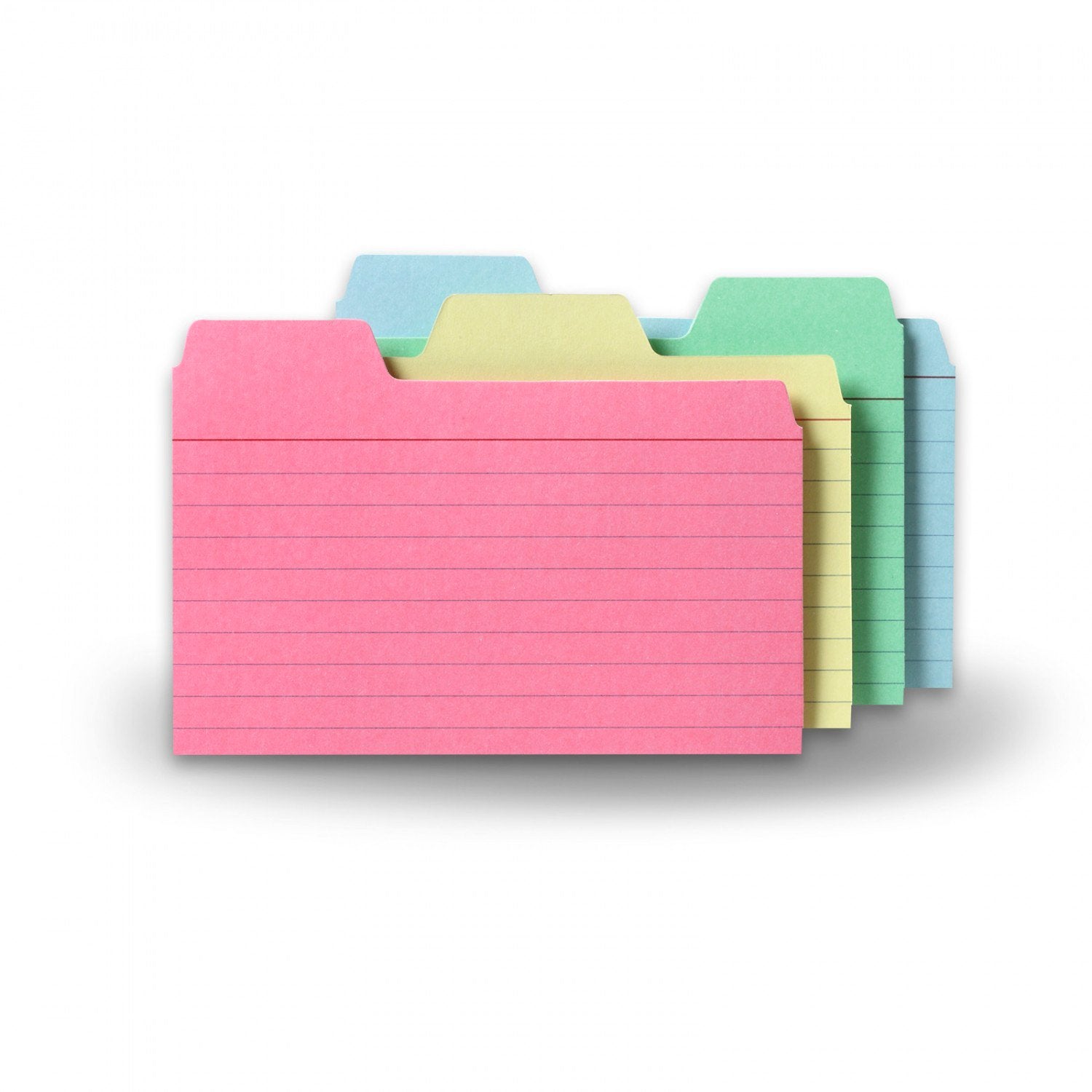 Find It Tabbed Index Cards, 4 x 6 Inches, Assorted Colors, 48-Pack (FT07218)