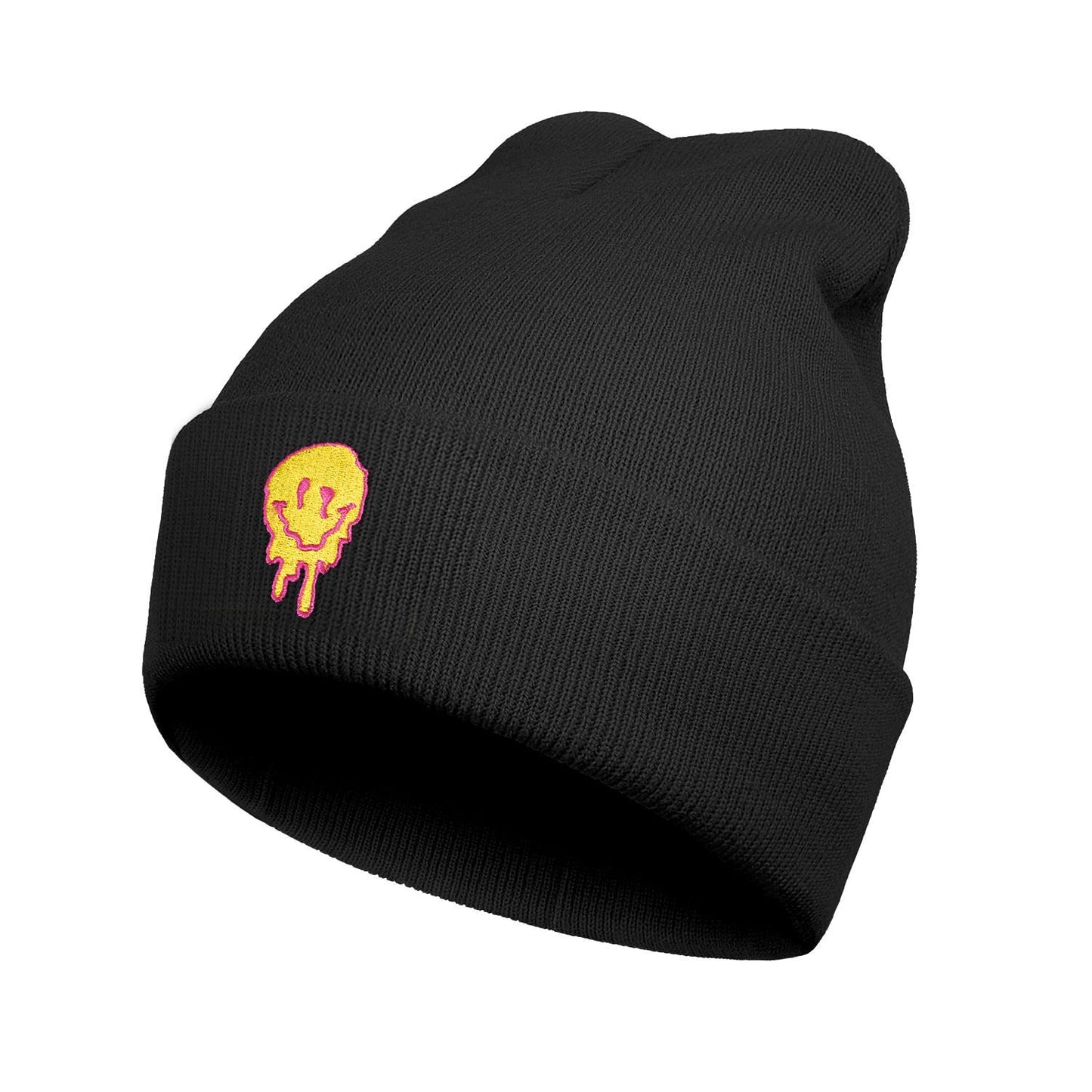 Cool Graphic Beanie for Men and Women - Black