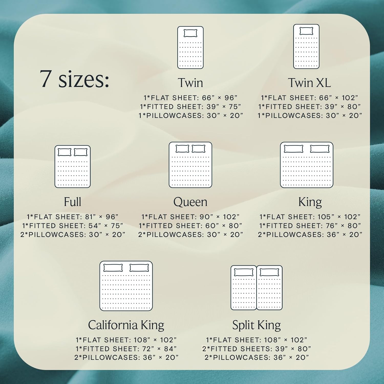 LuxClub 4 PC Queen Sheet Set, Breathable Luxury Bed Sheets, Deep Pockets Wrinkle Free Cooling Sheets Machine Washable Hotel Bedding Silky Soft - Teal Queen