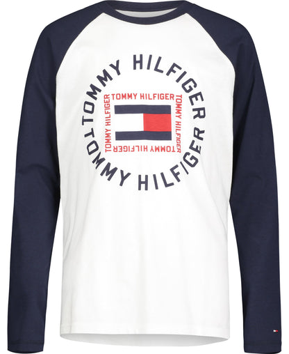 Tommy Hilfiger Boys' Long Sleeve Crew Neck T-Shirt