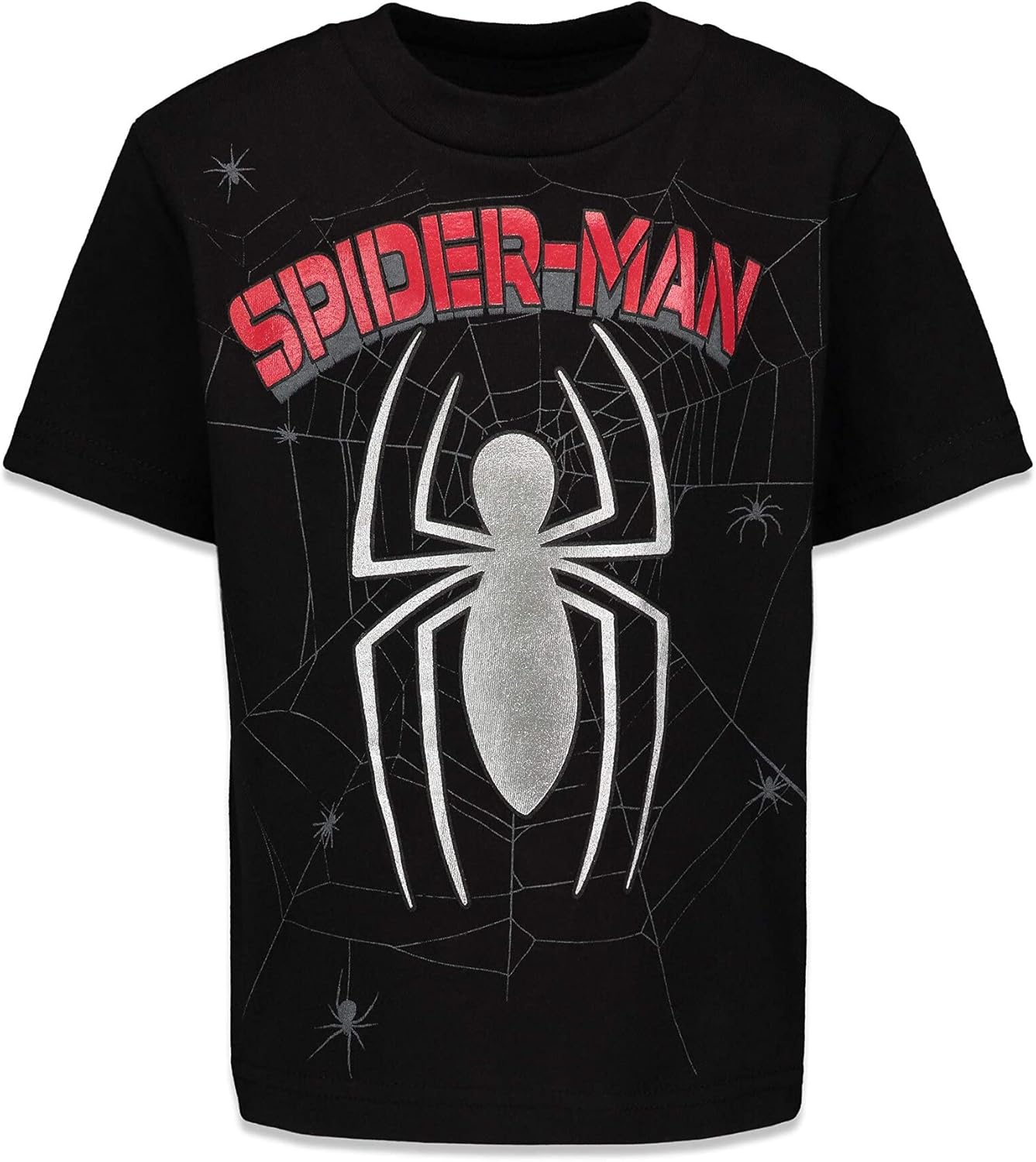 Marvel Spider-Man 4 Pack Pullover T-Shirts Toddler to Big Kid