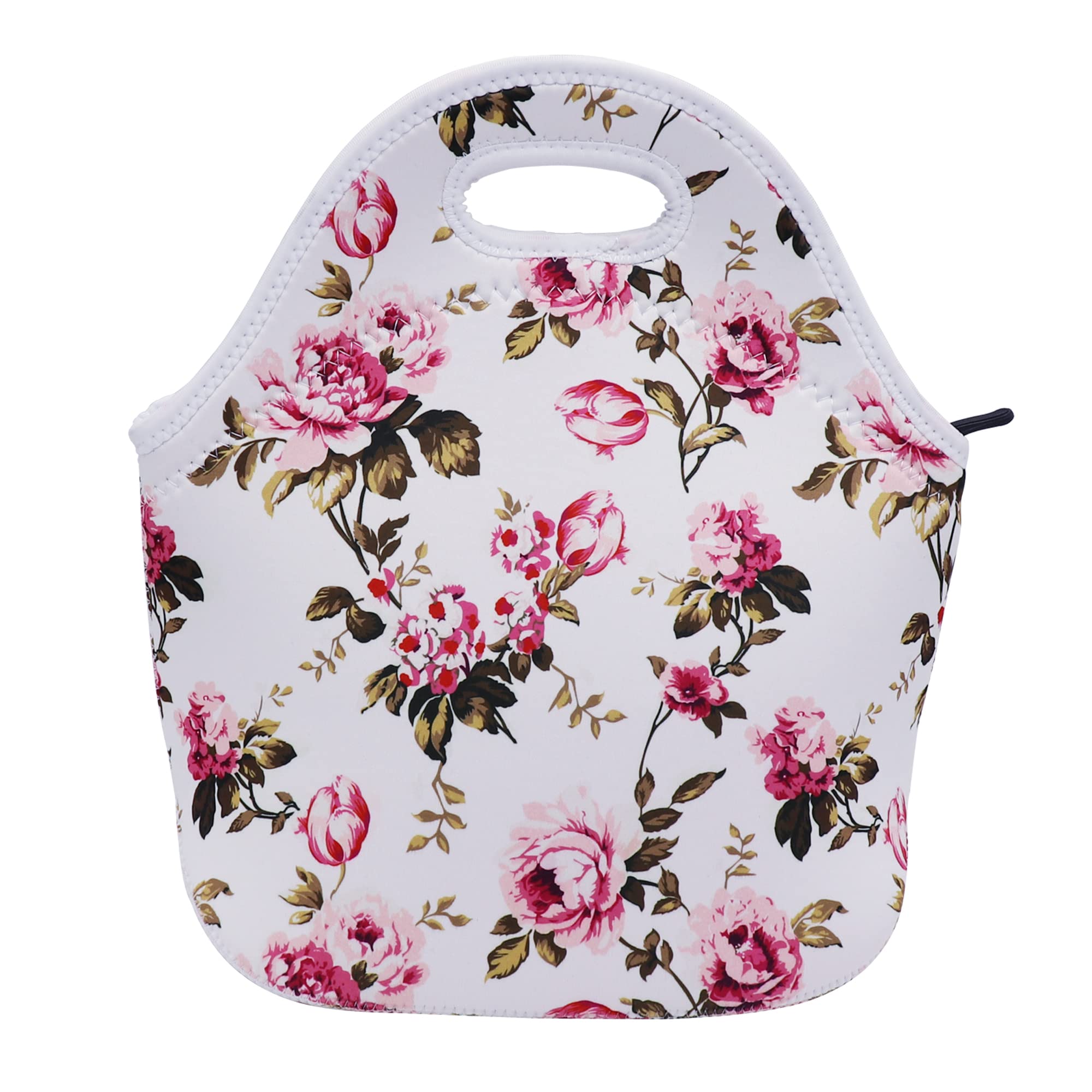 Neoprene Lunch Bag for Kids, Insulated Lunch Box Tote for Women Men Adult Teens Boys Teenage Girls Toddlers (Avocado)
