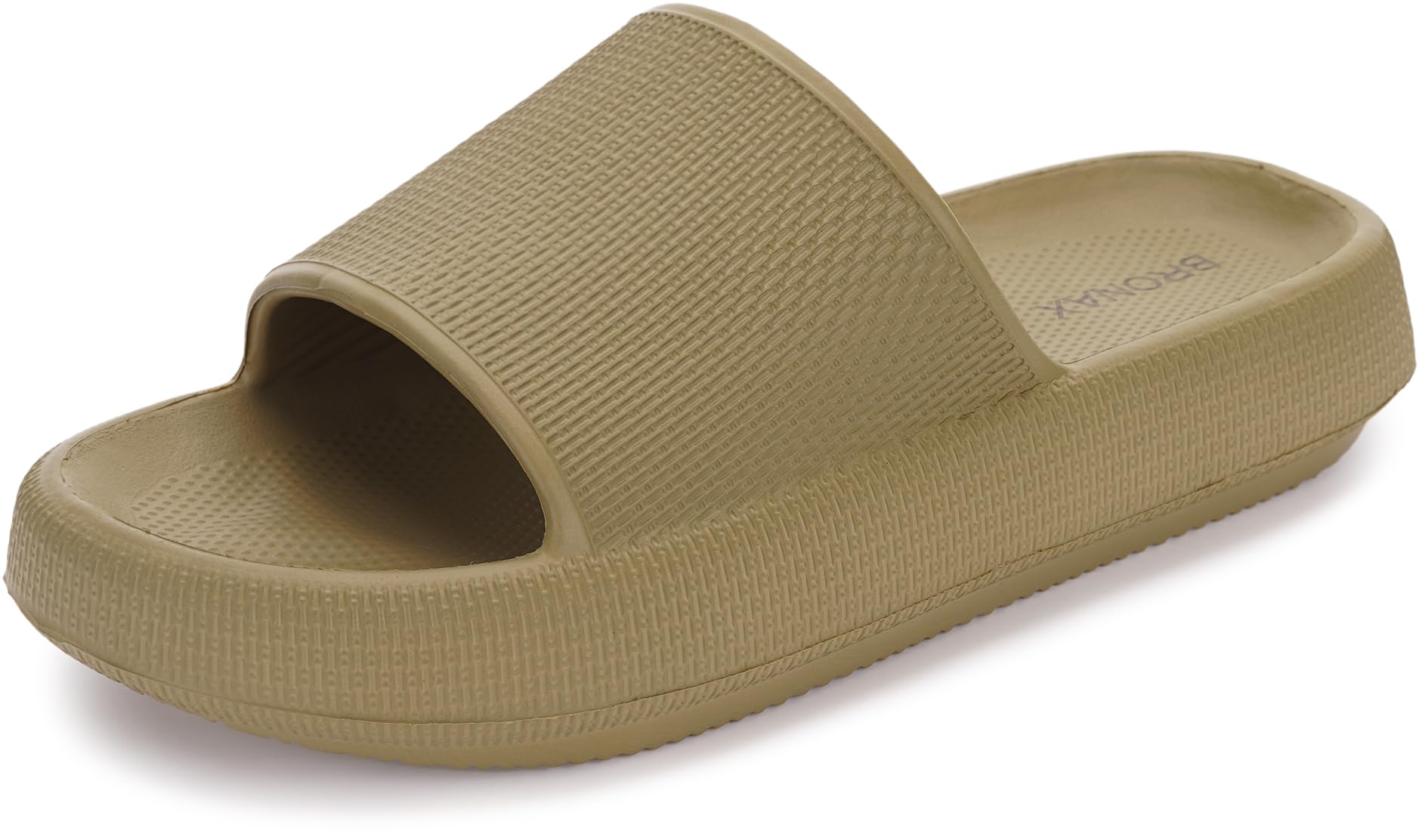 BRONAX Pillow Slippers for Women and Men | House Slides Shower Sandals | Cushioned Thick Sole