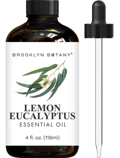 Brooklyn Botany Peppermint Essential Oil - Huge 4 Fl Oz - 100% Pure and Natural - Premium Grade with Dropper - for Aromatherapy and Diffuser