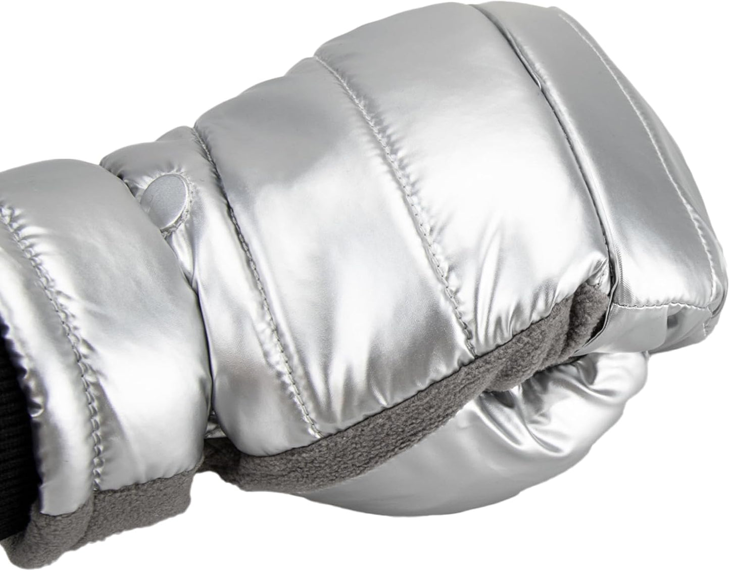 isotoner womens Water Repellent Touchscreen Iridescent Sleekheat Gloves and Flip Top Mittens