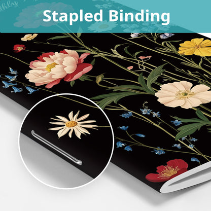 Pocket Calendar 2026-2027 for Purse, Two Year Monthly Planner Pocket Size, Jan 2026 to Dec 2027 Monthly Planner Small Size (6.5" x 3.5") - Wildflowers