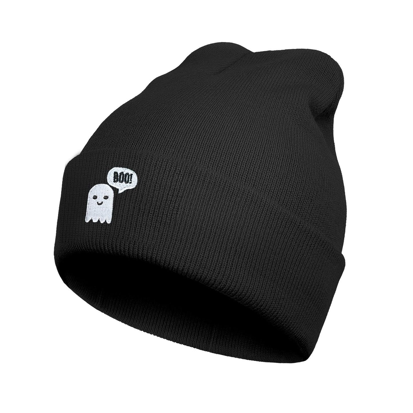 Cool Graphic Beanie for Men and Women - Black