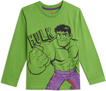 Marvel Avengers 3 Pack Long Sleeve T-Shirts Toddler to Little Kid