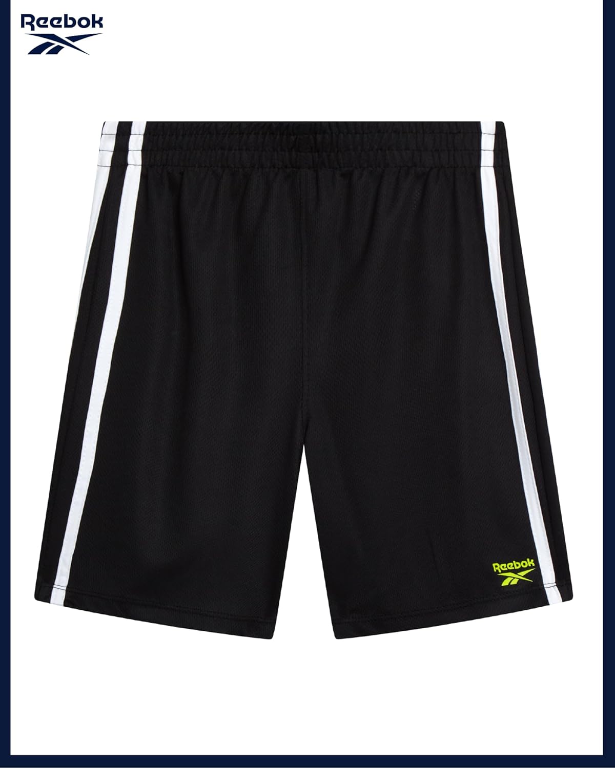 Reebok Boys Athletic Shorts Set - 2 Piece Summer Clothes Outfit with Graphic Tee and Boys Basketball Shorts for Active Kids