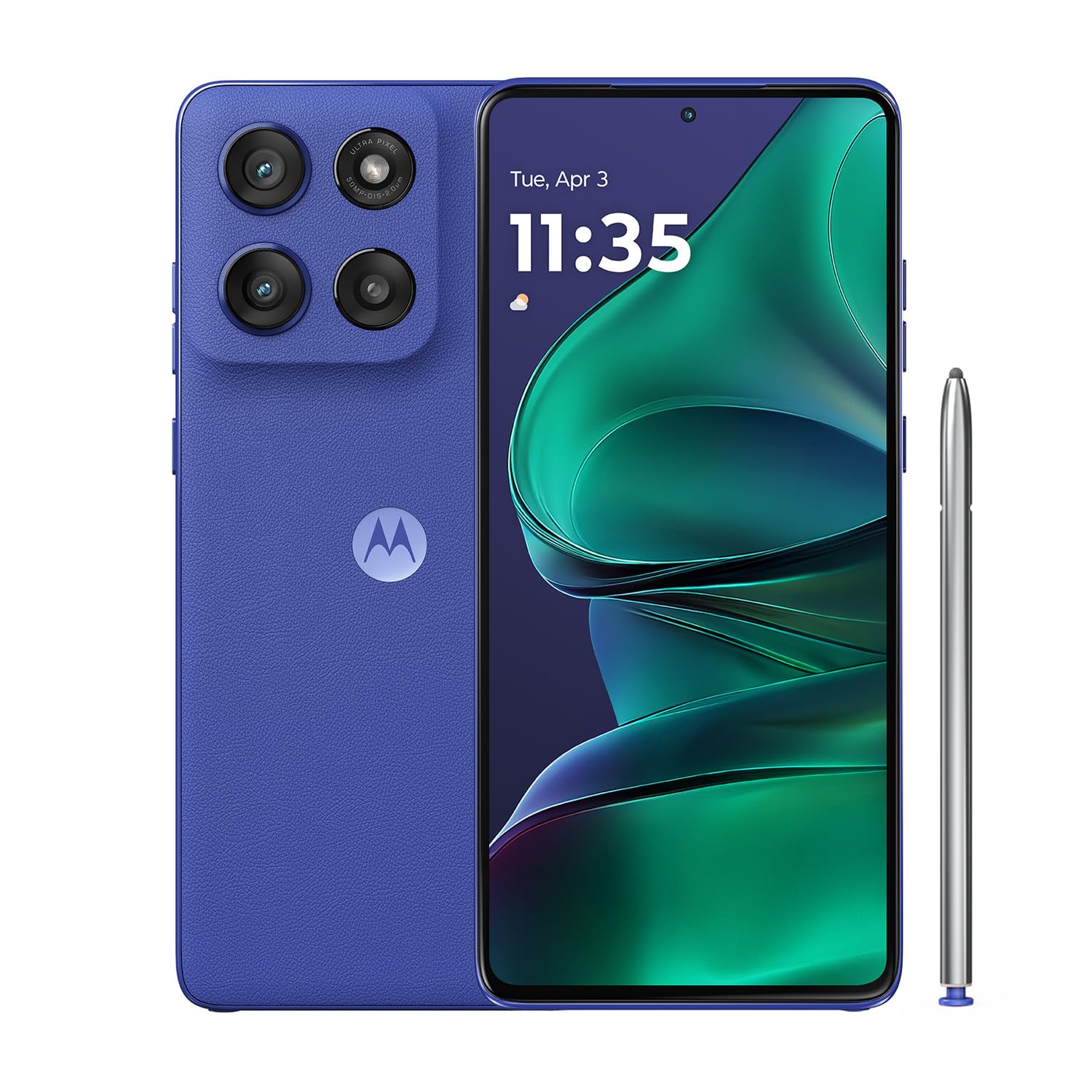 Motorola Moto G Stylus - 2025 | Unlocked | Made for US 8/256GB | 50MP Camera | Pantone Gibraltar Sea