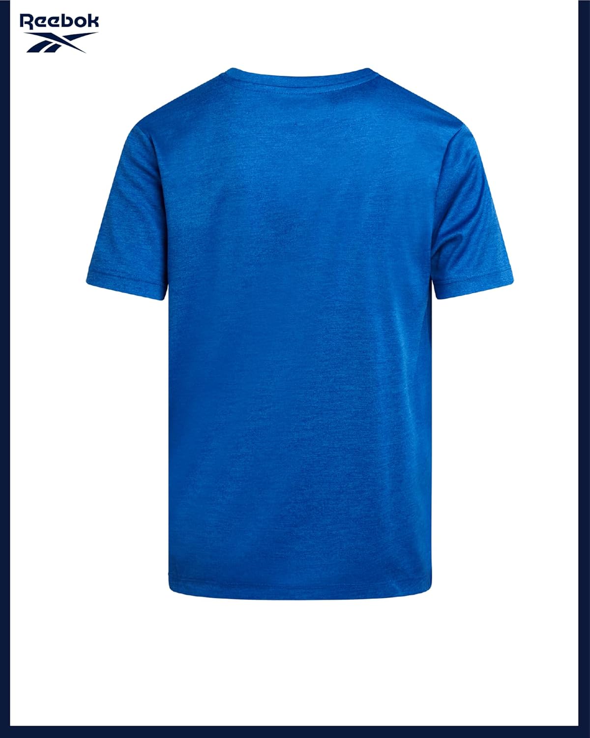 Reebok Boys Shirts - 2 Pack Active Performance Dry Fit T Shirts for Boys - Athletic Training Tops for Kids (8-20)