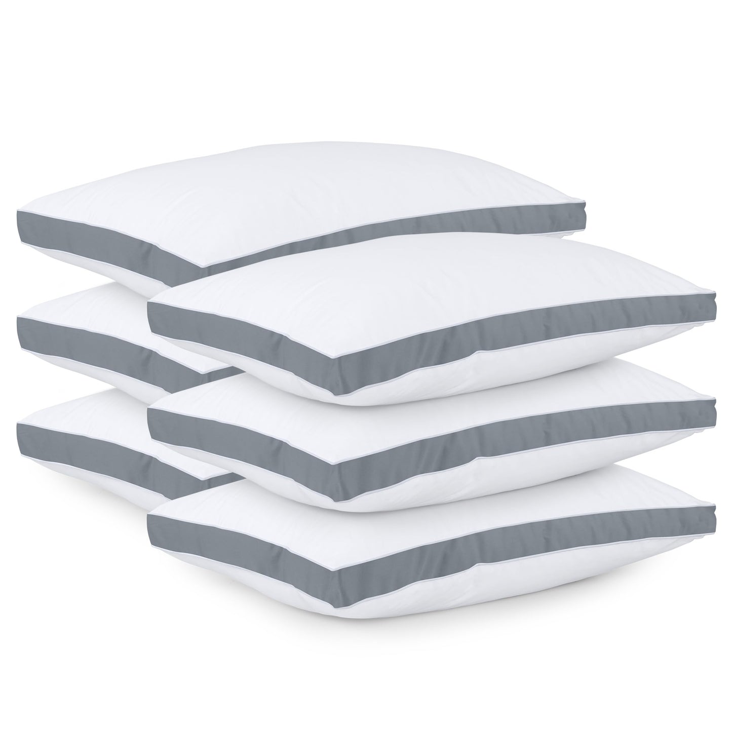 Utopia Bedding Bed Pillows for Sleeping Queen Size (White), Set of 2, Cooling Hotel Quality, Gusseted Pillow for Back, Stomach or Side Sleepers