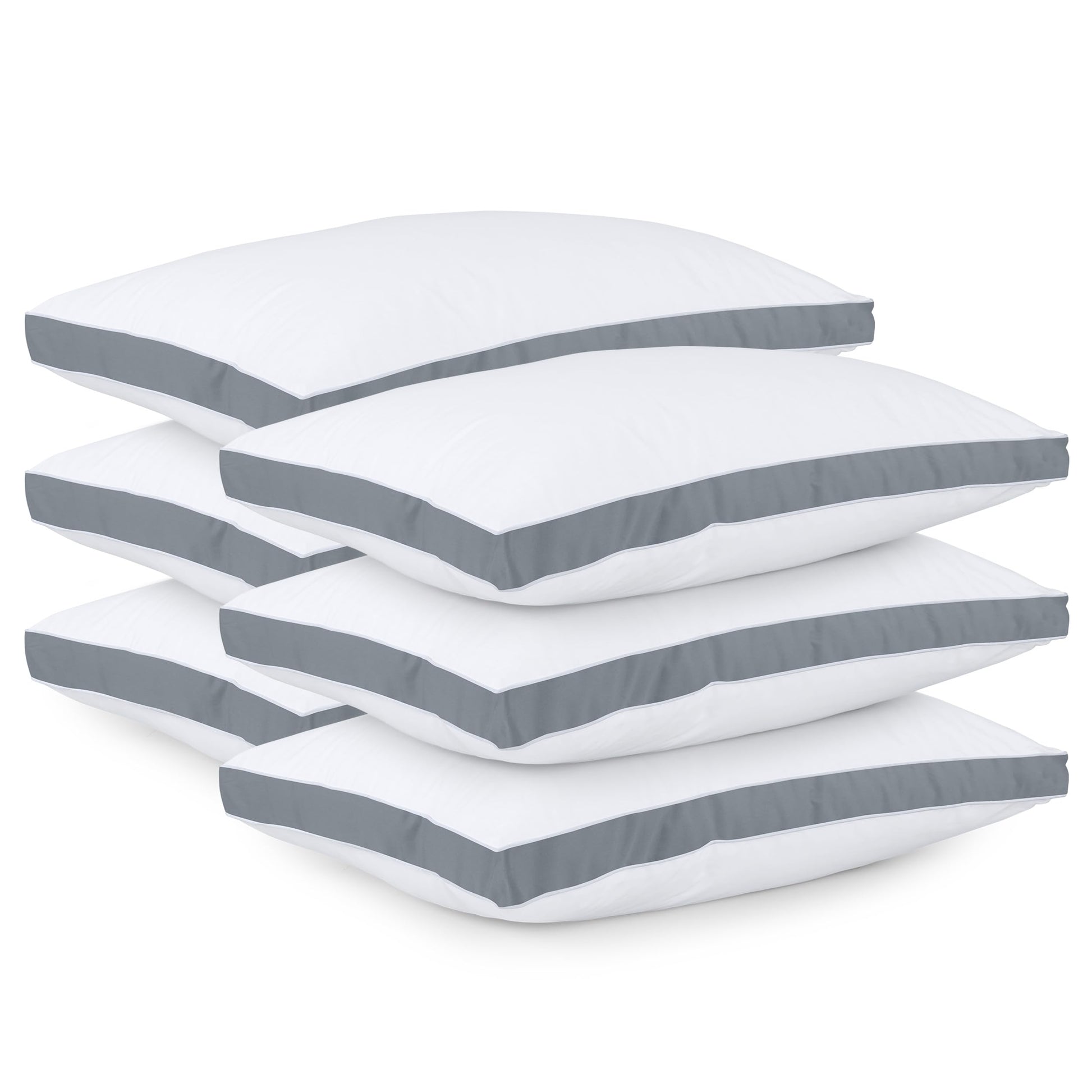 Utopia Bedding Bed Pillows for Sleeping Queen Size (White), Set of 2, Cooling Hotel Quality, Gusseted Pillow for Back, Stomach or Side Sleepers