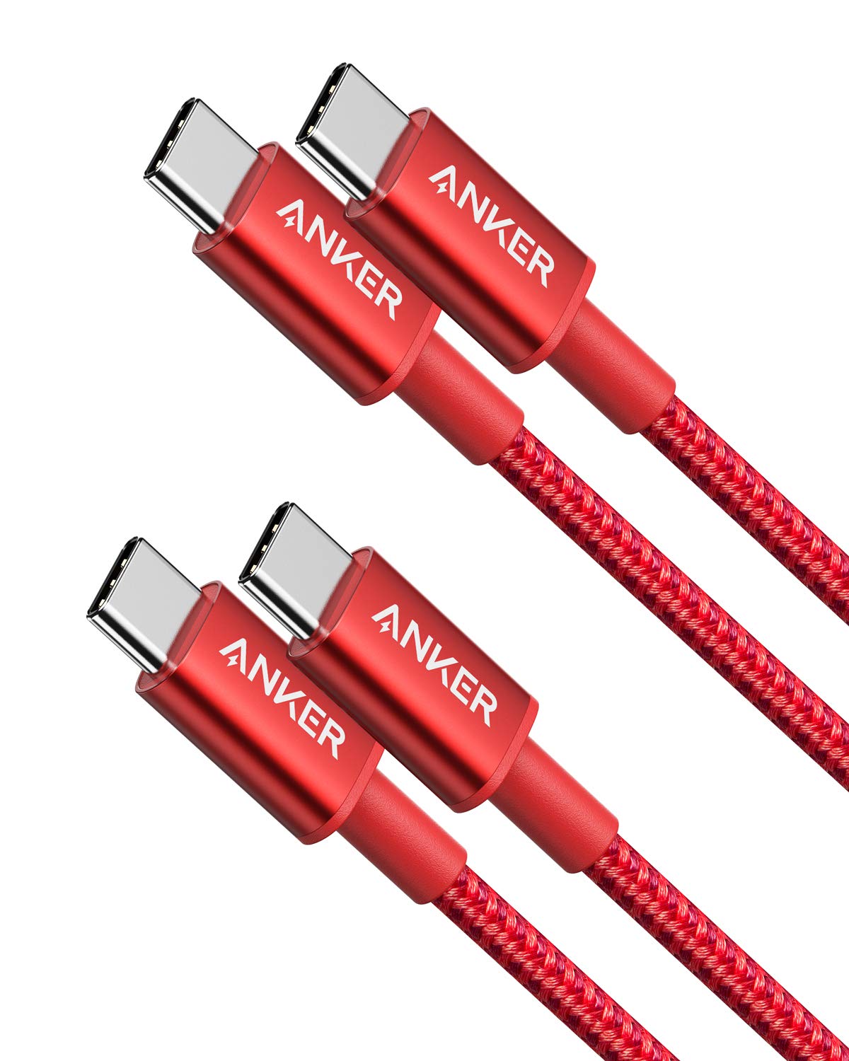 Anker USB C to USB C Cable, Type C 60W Fast Charging Cable (6FT, 2Pack) for iPhone 16 Series, iPad mini 6 and More (Black)
