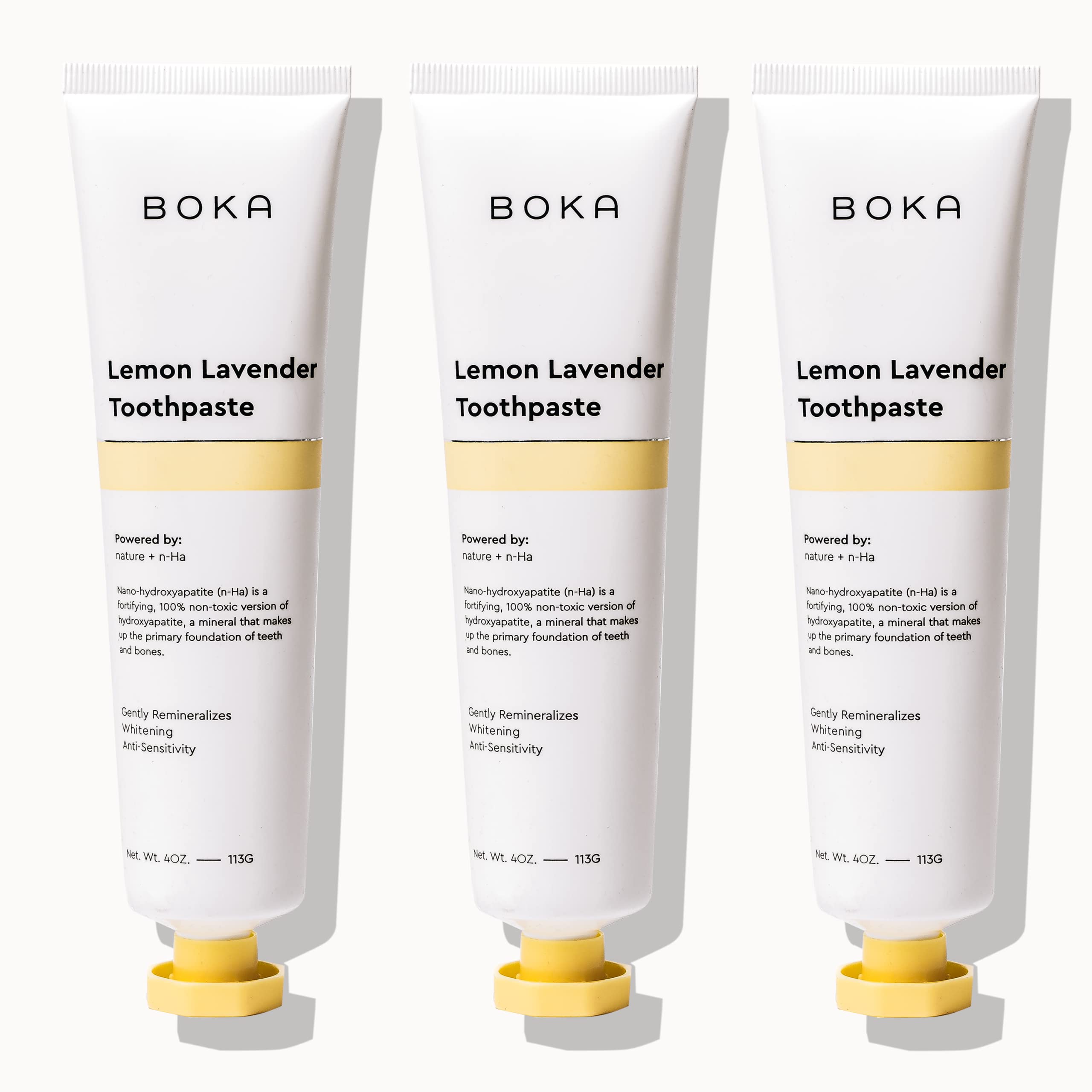 Boka Fluoride Free Toothpaste Nano Hydroxyapatite, Helps Remineralize, Appropriate for Sensitive Teeth, Whitening - for Adult, Kids Oral Care - Ela Mint Flavor, 4 Fl Oz 1Pk US Manufactured