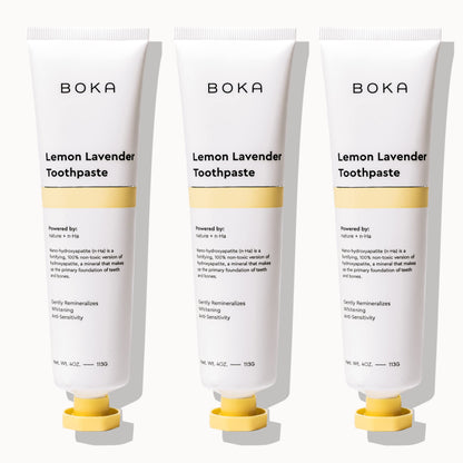 Boka Fluoride Free Toothpaste Nano Hydroxyapatite, Helps Remineralize, Appropriate for Sensitive Teeth, Whitening - for Adult, Kids Oral Care - Ela Mint Flavor, 4 Fl Oz 1Pk US Manufactured