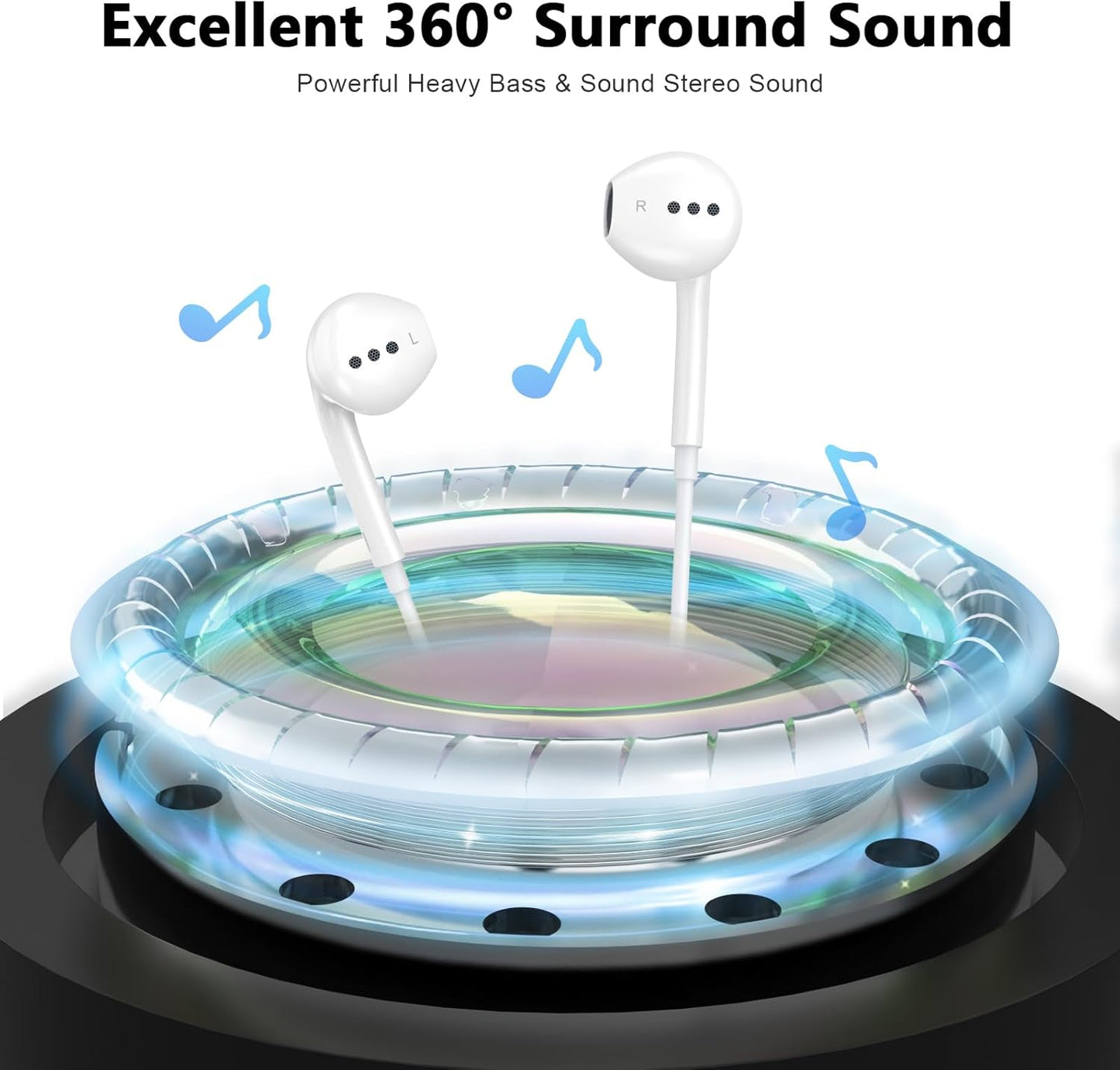 2 Pack USB C Headphones for iPhone 16 15, Type C Earphones with Microphone & Remote Control Noise Cancelling Wired Earbuds USB C for iPhone 16 15 Pro Max, iPad Pro, Galaxy S25 S24 Ultra, Pixel 9/8/7