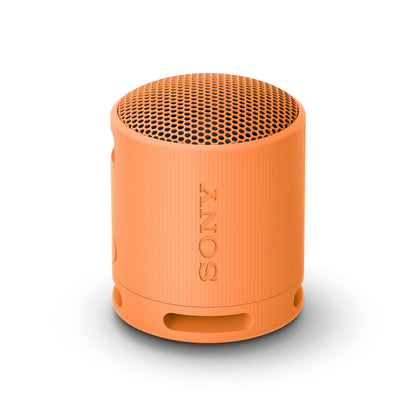 Sony SRS-XB100 Wireless Bluetooth Portable Lightweight Super-Compact Travel Speaker, Durable IP67 Waterproof & Dustproof Shower Speaker, 16 Hour Battery, Versatile Strap, & Hands-free Calling, Black