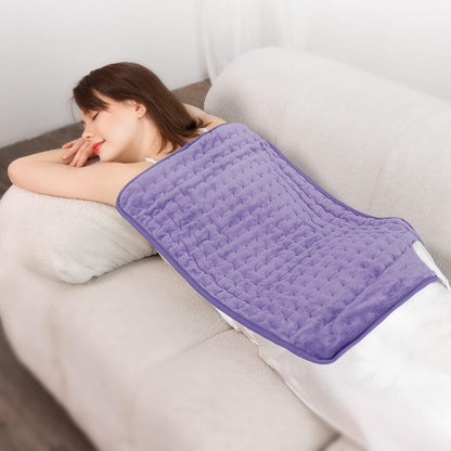 Heating Pad for Back & Period Cramps, Portable Heating Pad for Neck and Shoulders and Back with Auto Shut Off Large, Machine Washable, Christmas Gifts for Women, Men