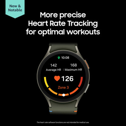 SAMSUNG Galaxy Watch 7 40mm Bluetooth AI Smartwatch w/Energy Score, Wellness Tips, Heart Rate Tracking, Sleep Monitor, Fitness Tracker, 2024, Cream [US Version, 1Yr Manufacturer Warranty]