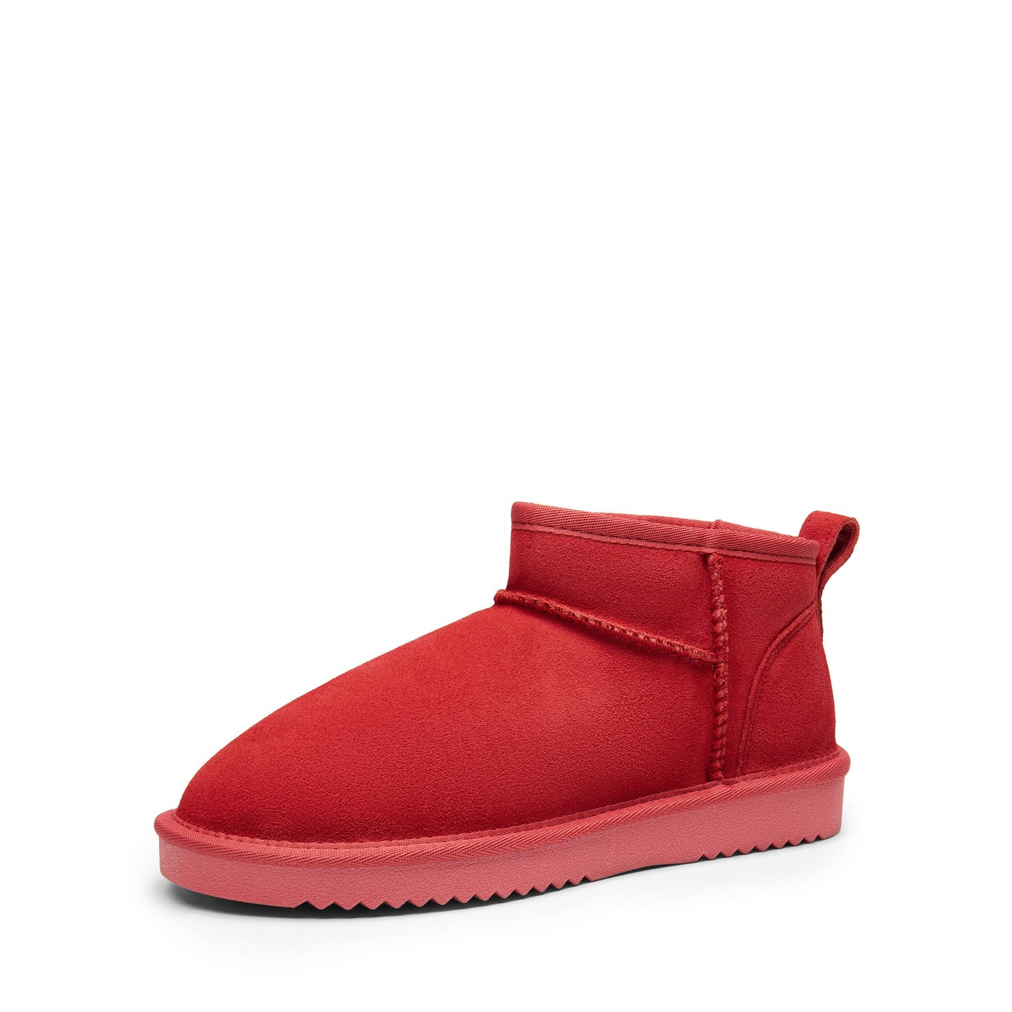 DREAM PAIRS Ankle Winter Mini Boots for Women Genuine Suede Faux Fur Lining Water Resistant Warm Snow Boots Slip On Memory Foam Comfort Booties FuzzyClassic