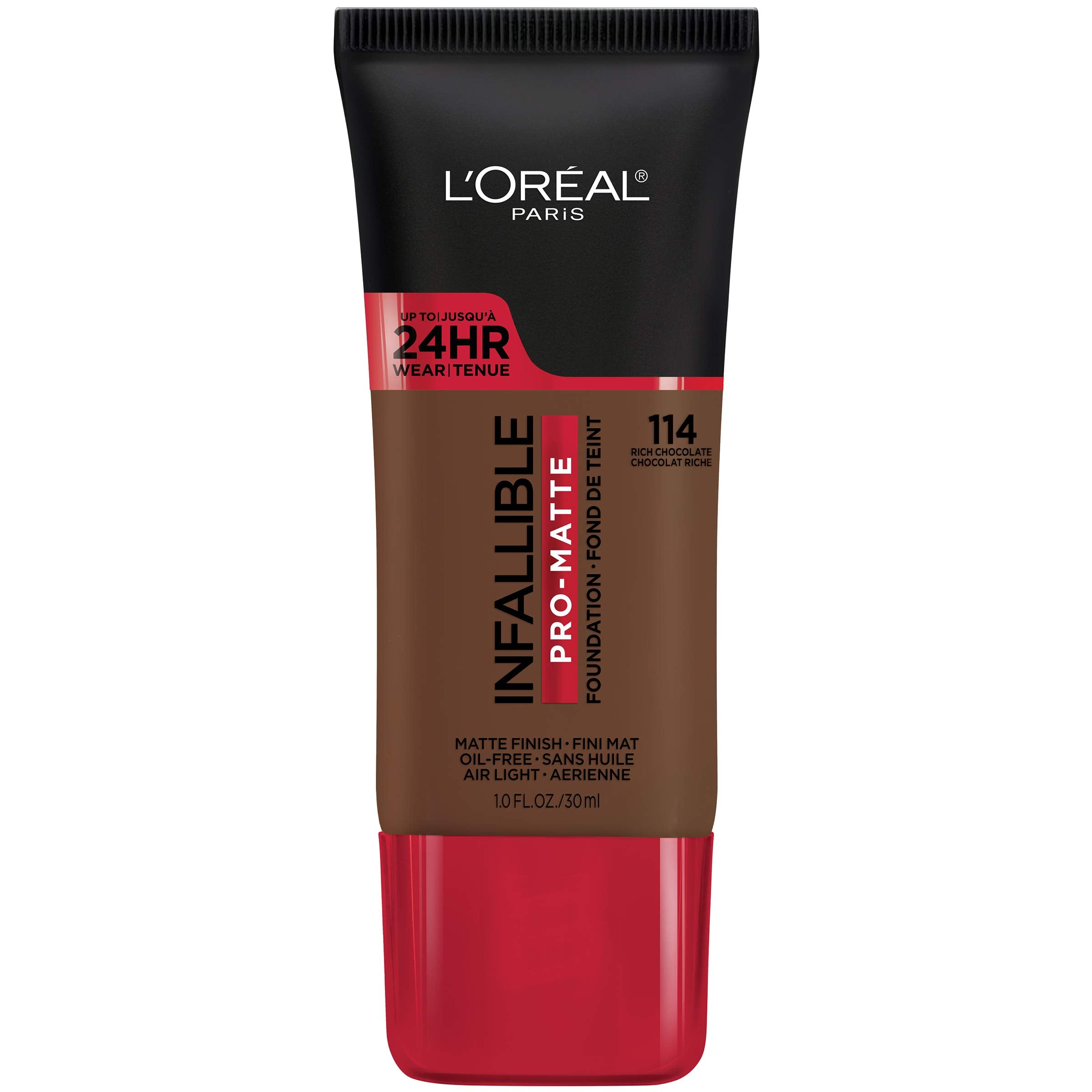 L'Oreal Paris Makeup Infallible Pro-Matte Liquid Longwear Foundation, 105 Natural Beige, 1 fl; oz.