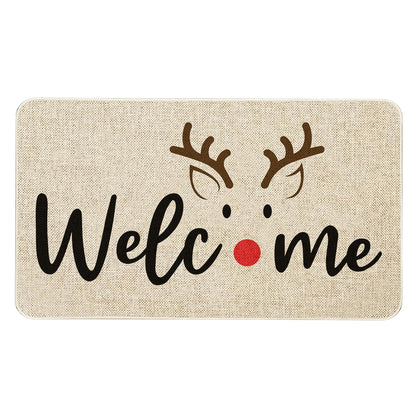 Roszwtit Halloween Door Mat 30 X 17 Inch Halloween Skull Doormat Indoor Outdoor Entrance Floor Mat Non Slip Halloween Decor Rubber Welcome Mats